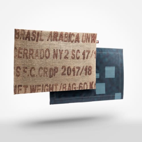 Placemats by XSProject made from recycled coffee sacks